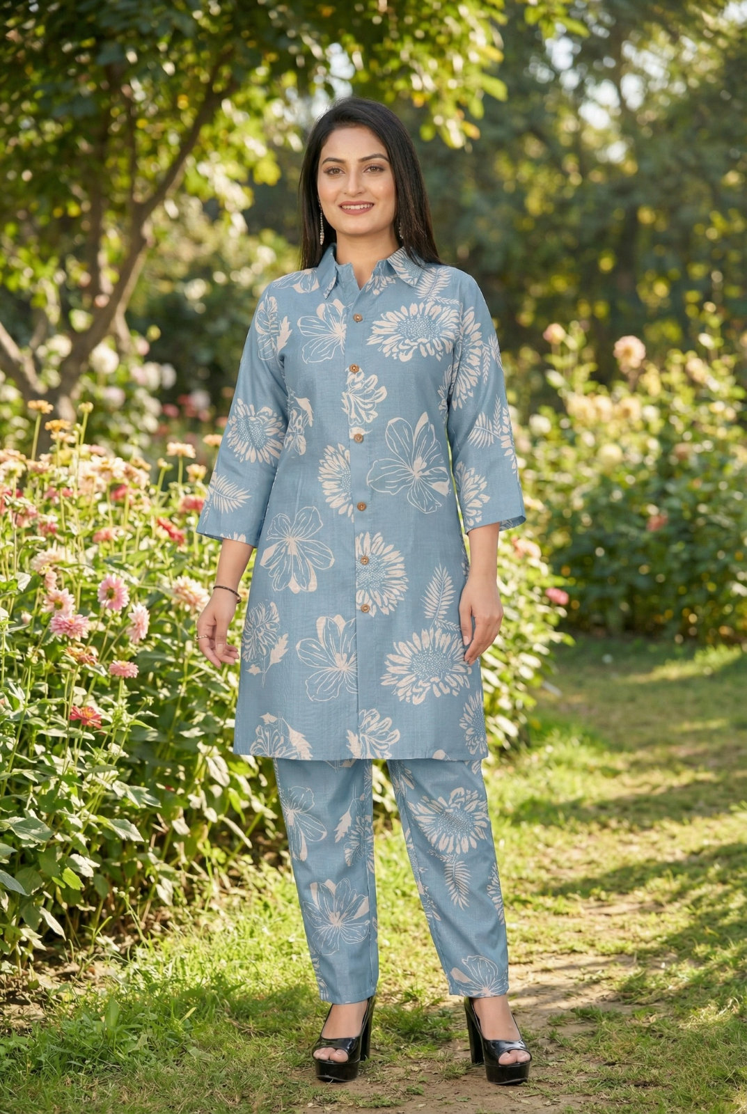 Comfortable Cotton Blend Co-Ord for All-Day Styling