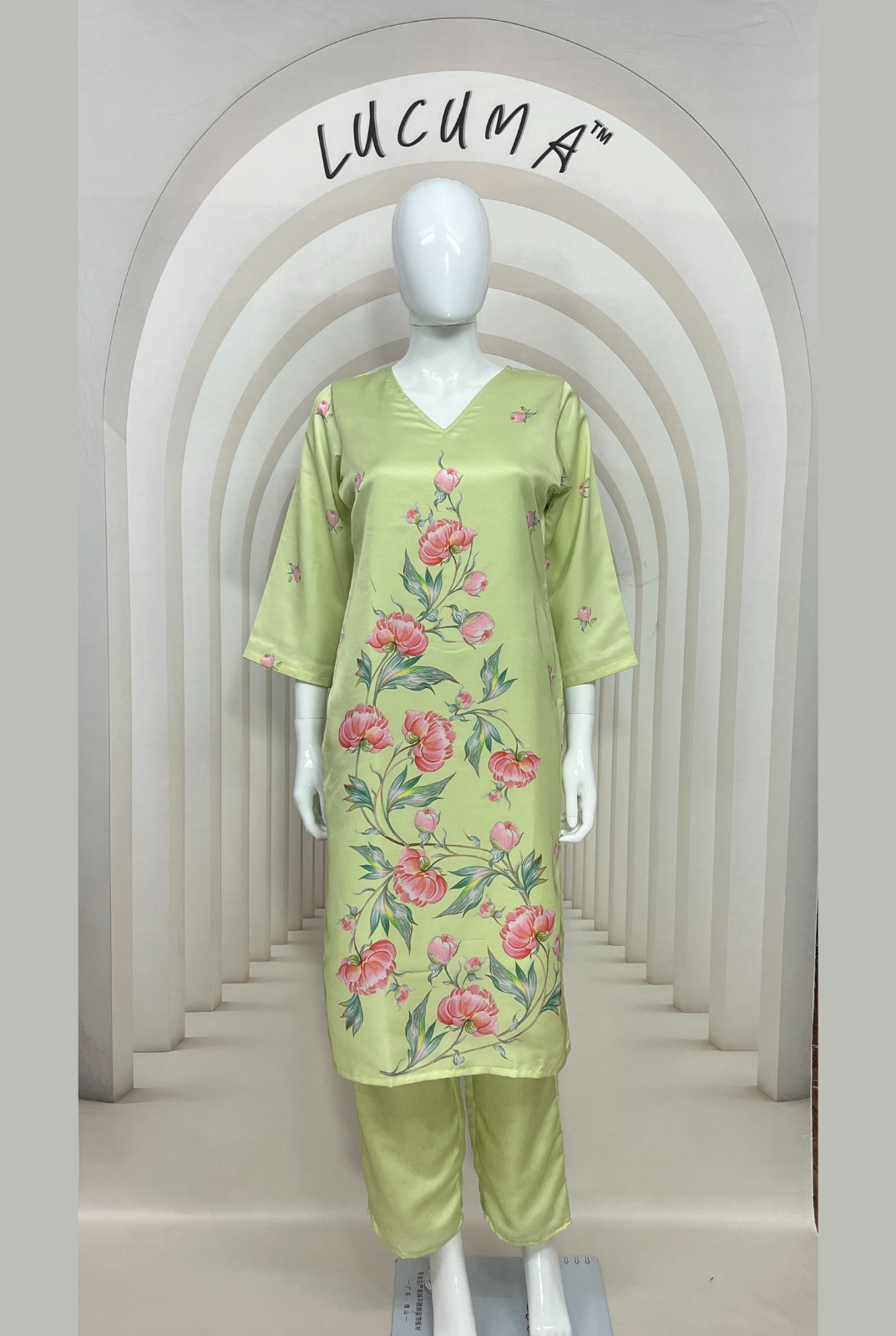 Elegant Pista Kurti Pair for Daily Wear
