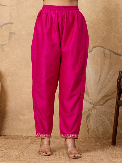 Full-Length Anarkali Suit with Heavy Dupatta Work